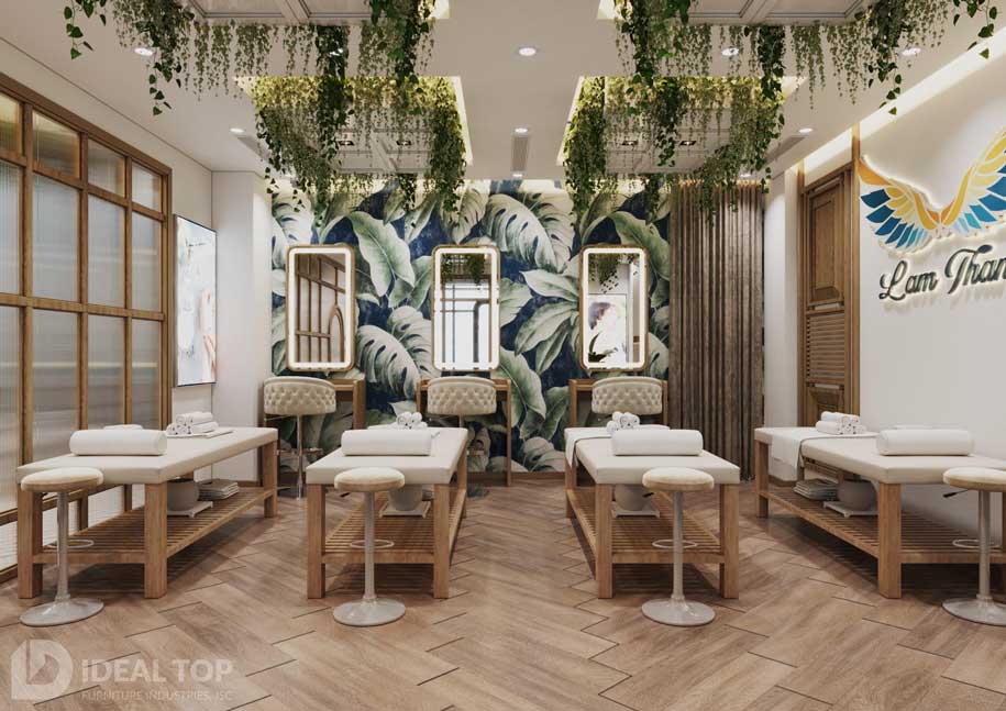 Thiết kế phòng chăm Vip 8 tại spa Lam Thanh bởi Ideal Top